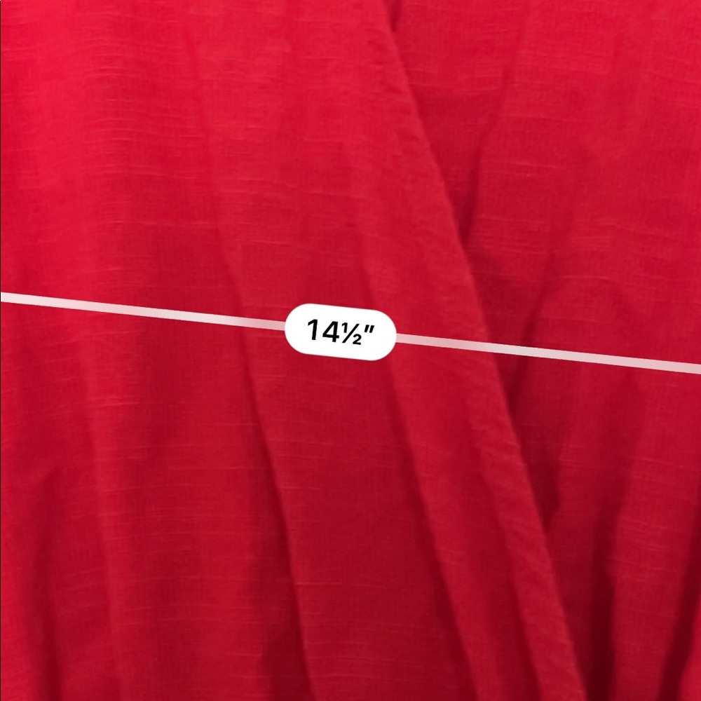 Universal thread red wrap midi dress - Picture 5 of 5